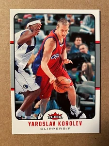 YAROSLAV KOROLEV 2006-07 Fleer #80 - LOS ANGELES CLIPPERS - Foto 1 di 1