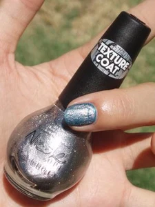 NEW! Nicole By OPI Texture Coat nail polish lacquer SILVER TEXTURE Top Coat - Picture 1 of 2