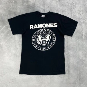 Camiseta De Colección Años 2000 Ramones Johnny, Joey, Dee Dee, Richie Band Desteñida Negra M - Imagen 1 de 23