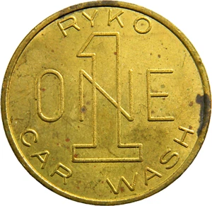 Token de lavado de autos Des Moines, Iowa Ryko (01809) - Imagen 1 de 2