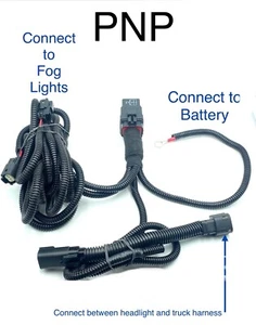 2016 - 2018 Chevy Chevrolet Silverado 1500 LED Fog Light Wiring Harness P-N-P - Picture 1 of 1