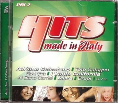 V/A Hits Made In Italy Vol. 2 - 2 CD, Adriano Celentano, Toto Cutugno, u.v.a. - Bild 1 von 2