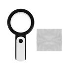 Craft Magnifying Glass LED Seniors Handheld Reading Students With Light
