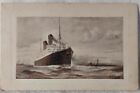 Vintage Postcard Cunard R. M. S. Carmania And Caronia Steam Ship c1910 (A131)