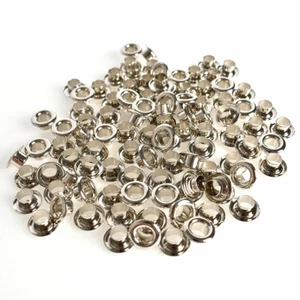 100x Brass Eyelets Grommets Washers Kit Fix Tool DIY Clothing Craft DIY 5mm 8mm - Picture 1 of 12
