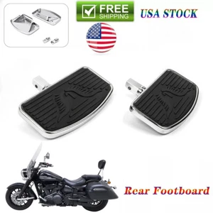 Passenger Footboards Foot Peg Pedal For Yamaha Dragstar 400 650 Classic 1988-Up - Picture 1 of 12