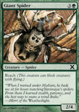 4x Giant Spider MTG 10th Edition NM Magic Regular