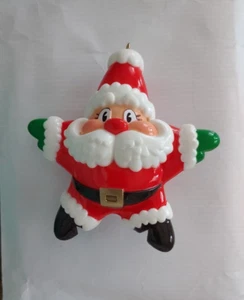 Hallmark 1984 Santa Star  Shape Keepsake Ornament in Original Box Vintage - Picture 1 of 6