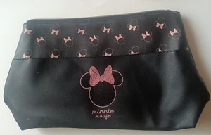 Minnie Mouse Cosmetic Makeup Bag Pink Sparkle Disney WDW - Picture 1 of 14