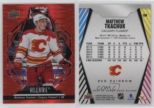 2022-23 Upper Deck Allure Red Rainbow Matthew Tkachuk #100