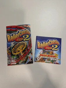 RollerCoaster Tycoon 2 & Wacky Worlds Instruction Manuals Lot - Picture 1 of 2