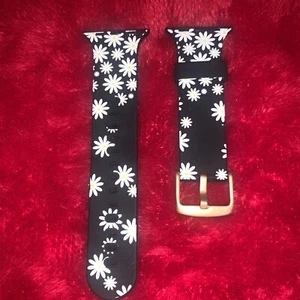 WITHIT DABNEY LEE DAISY DARLING SILICONE BAND FOR 42 & 44 MM APPLE WATCH NEW - Zdjęcie 1 z 8