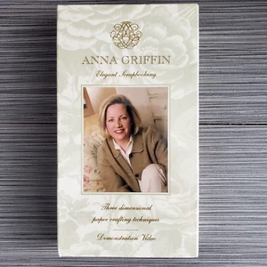 Anna Griffin Elegant Scrapbooking (VHS) Paper Crafting Techniques New Sealed! - Picture 1 of 2