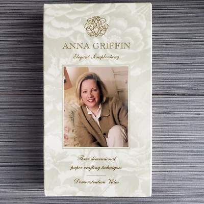 Anna Griffin Elegant Scrapbooking (VHS) Paper Crafting Techniques New Sealed! - Image 1 of 2