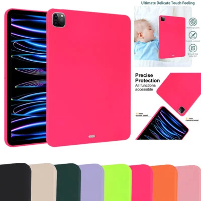 Liquid Silicone Case For iPad Mini 7.9" iPad 9.7" 10.2" Air 11 M2 Pro 11 M4 2024 - Image 1 of 4