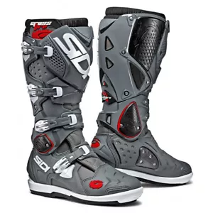 SIDI CROSSFIRE 2 SRS Motocross MX Enduro Motorrad Stiefel Grau/Grau - Bild 1 von 1