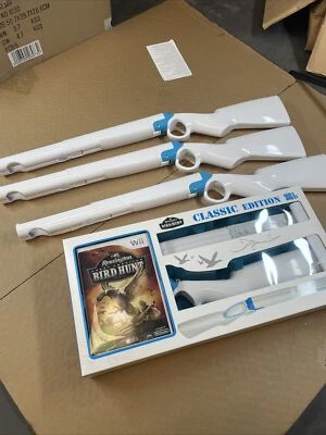 NEUF NEW bird hunt remington + 4 fusil de chasse nintendo WII + WII U - Photo 1/2