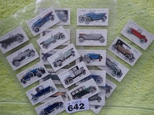 LAMBERT & BUTLER 1923 MOTOR CARS 2ND SERIES 26-50 Full set of 25 Cigarette Cards