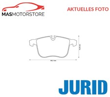 SET BRAKE PADS FRONT BRAKE PADS JURID 573090J I FOR SAAB 9-3