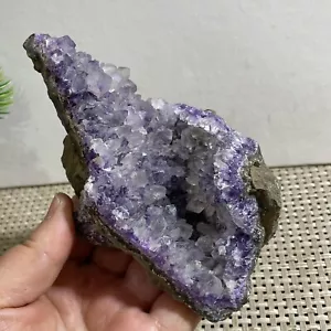 352g Natural amethyst rough stone Uruguay amethyst cluster block Amethyst p1 - Picture 1 of 13
