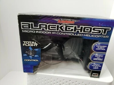 Black ghost Micro Indoor IR Controlled Helicopter Blade Runner Series Rare - Image 1 of 4