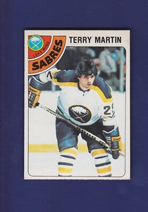 Terry Martin 1978-79 O-PEE-CHEE OPC Hockey #118 (EXMT) Buffalo Sabres