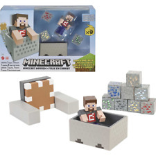 Minecraft Mayhem Playset 3.25" Figure Create Build New Kids Childrens Mattel