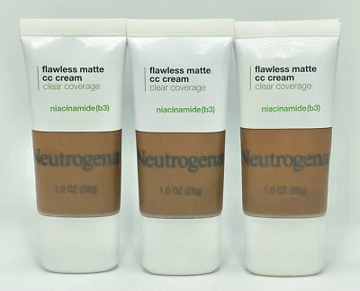 Neutrogena Clear Coverage Flawless Matte CC Cream Sienna 10.0 - 1 oz. (3 Pack) - Image 1 of 3