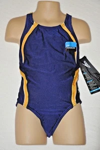 New Speedo swimsuit one-piece Performance Racing Youth 6/22 8/24 12/28 girl $66 - Picture 1 of 5