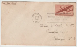 US Scott #C28 15c Transport Plane single on FDC No Cachet CV $8.00 - Picture 1 of 1