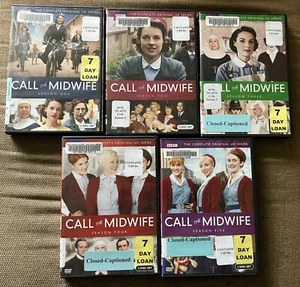 Call The Midwife Seasons 1,2,3,4,5 DVD Sets BBC - Ex-library - Picture 1 of 1