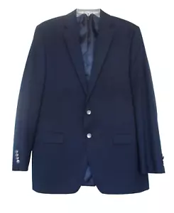Giacca blazer Michael Kors blu navy misto lana bottoni metallo 42L uomo - Foto 1 di 5