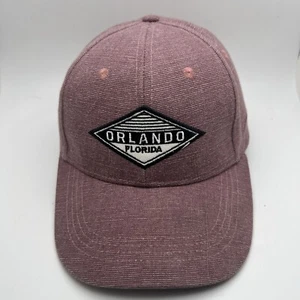 Orlando Florida Essential Caps Gray Black Strapback Baseball Hat Adjustable GR10 - Picture 1 of 7