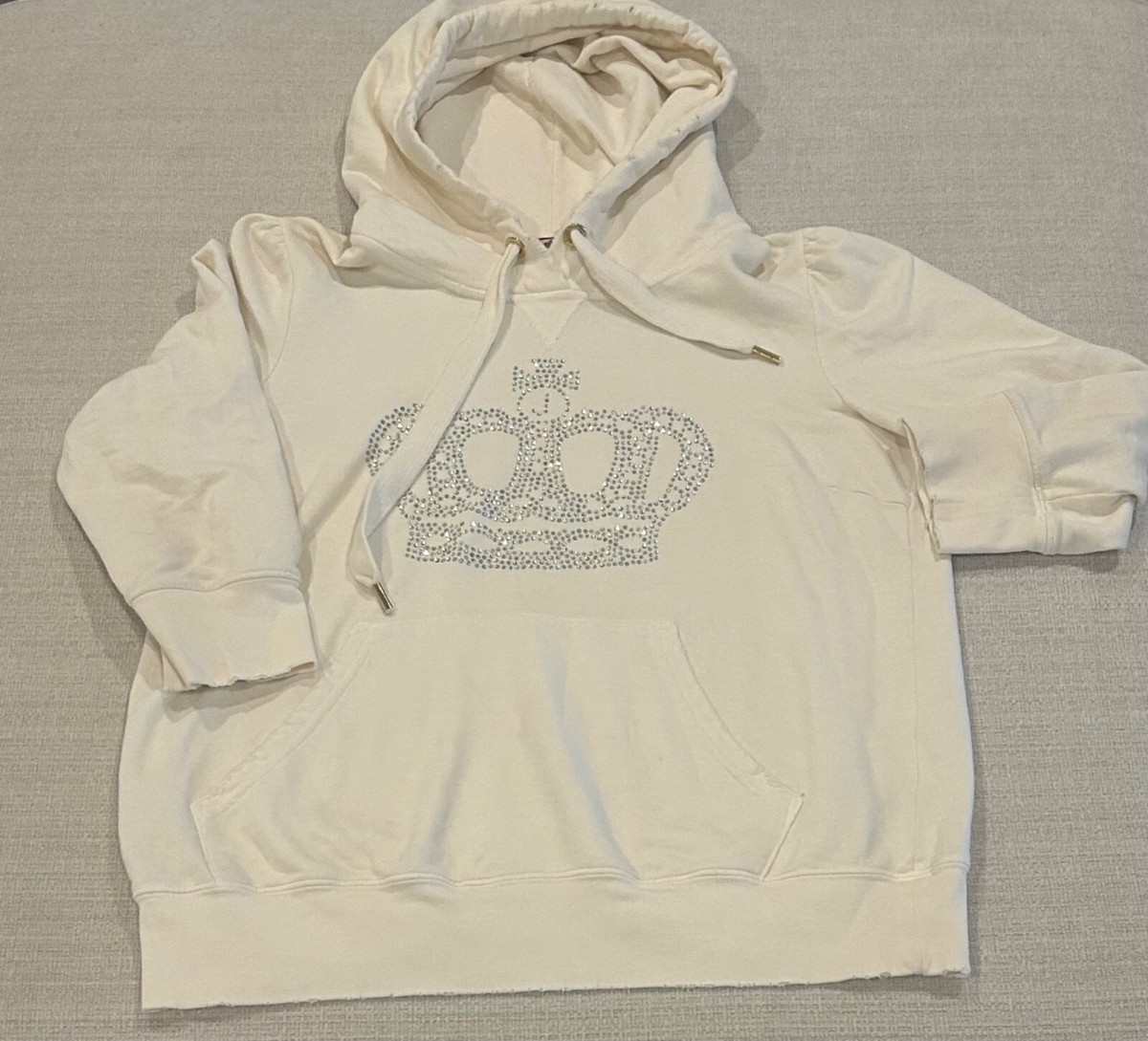 JUICY COUTURE ジューシークチュール ニットフーディ ホワイト JUICY COUTURE(ジューシークチュール) パーカー・フーディ
