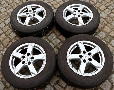 ~ Komplettsatz Winterräder 195/65 R15 91H ~ 5x100 (zB Skoda Scala), Rial, Reifen - Bild 1 von 4