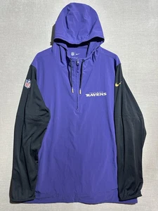 Nike Dri-Fit Baltimore Ravens Sideline Player Hoodie Full Zip Jacke Lila XL - Bild 1 von 8
