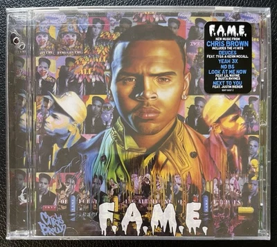 Chris Brown F.A.M.E.  2011 Jive Cd Hype Sealed - Imagem 1 de 2