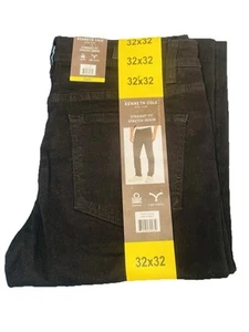 Kenneth Cole Straight Fit Stretch Denim Jeans Mens 32x32 Black  Pants NWT - Picture 1 of 3