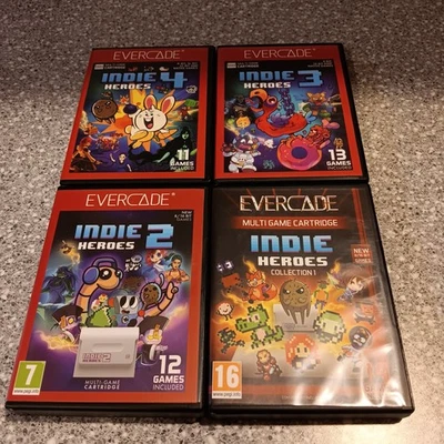 Коллекция инди-героев Evercade 1-4 карты No17, 28, 37 и 43 - Изображение 1 из 4