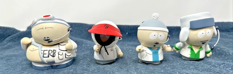 Mezco South Park Boy Band Set Cartman Kyle Stan & Kenny Figures Fingerbang - Image 1 of 4