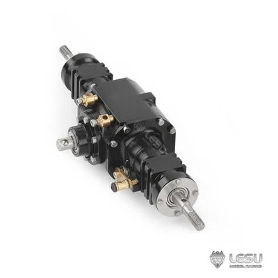 Eje delantero de metal con bloqueo diferencial para cargador LESU 1/14 RC Aoue WA100M-8 pieza Foto 1 de 4