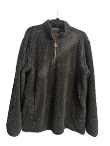 Women’s Gray Sherpa Pull Over. Size XL. 1/4 Zip At Top With Pockets. - Picture 1 of 4