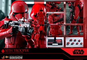 HOT TOYS STAR WARS THE RISE OF SKYWALKER SITH TROOPER 12" 1/6 MMS544 NUEVO *EE. UU.* - Imagen 1 de 14