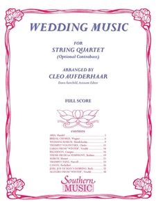 Wedding Music for String Quartet Score & Parts Classical Sheet Music Book - Picture 1 of 1
