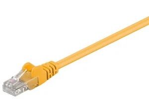 3x CAT 6 Netzwerkkabel, U/UTP; CAT 6-0750 U/UTP GELB 7.5m SB - Bild 1 von 1