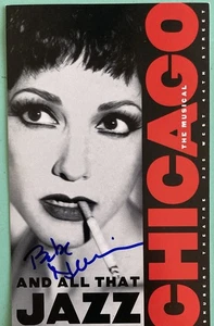 Bebe Neuwirth Signed 2 Sided Small Flyer Chicago The Musical Broadway Color 3”X5 - Picture 1 of 3