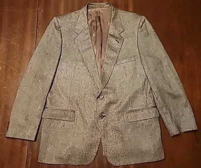 Abrigo deportivo de tweed gris vintage Givenchy Catleman for Baron's FL para hombre Foto 1 de 4