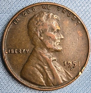 1951-D Lincoln Wheat Cent Error "D" And 5 Error "E" Error And More Very Rare - Picture 1 of 8