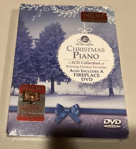 Tis the Season Christmas Piano 2 CD Collection With Fireplace DVD - Picture 1 of 2