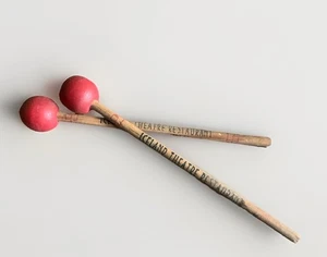 Vintage Island Theater Restaurant NYC NY 1680 Broadway Drumsticks KEIN MENÜ - Bild 1 von 6